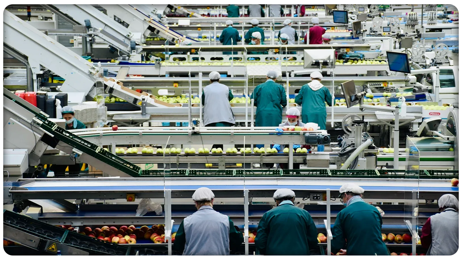 Industrie und Produktion: ein typischer Standort, den Camzify überwacht
