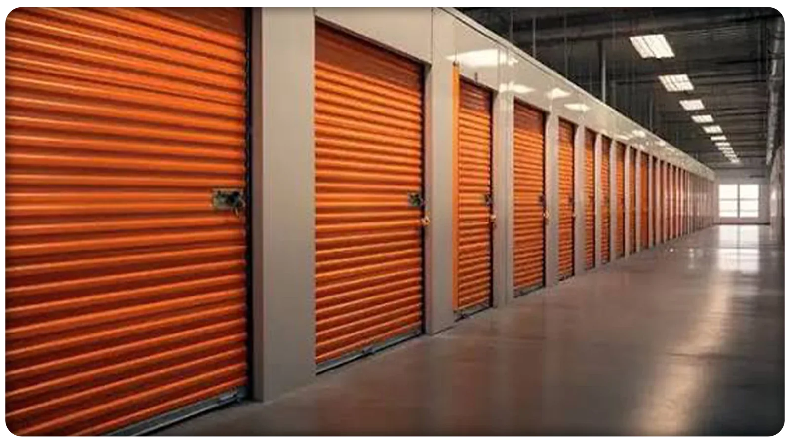 Self-Storage: ein typischer Standort, den Camzify überwacht