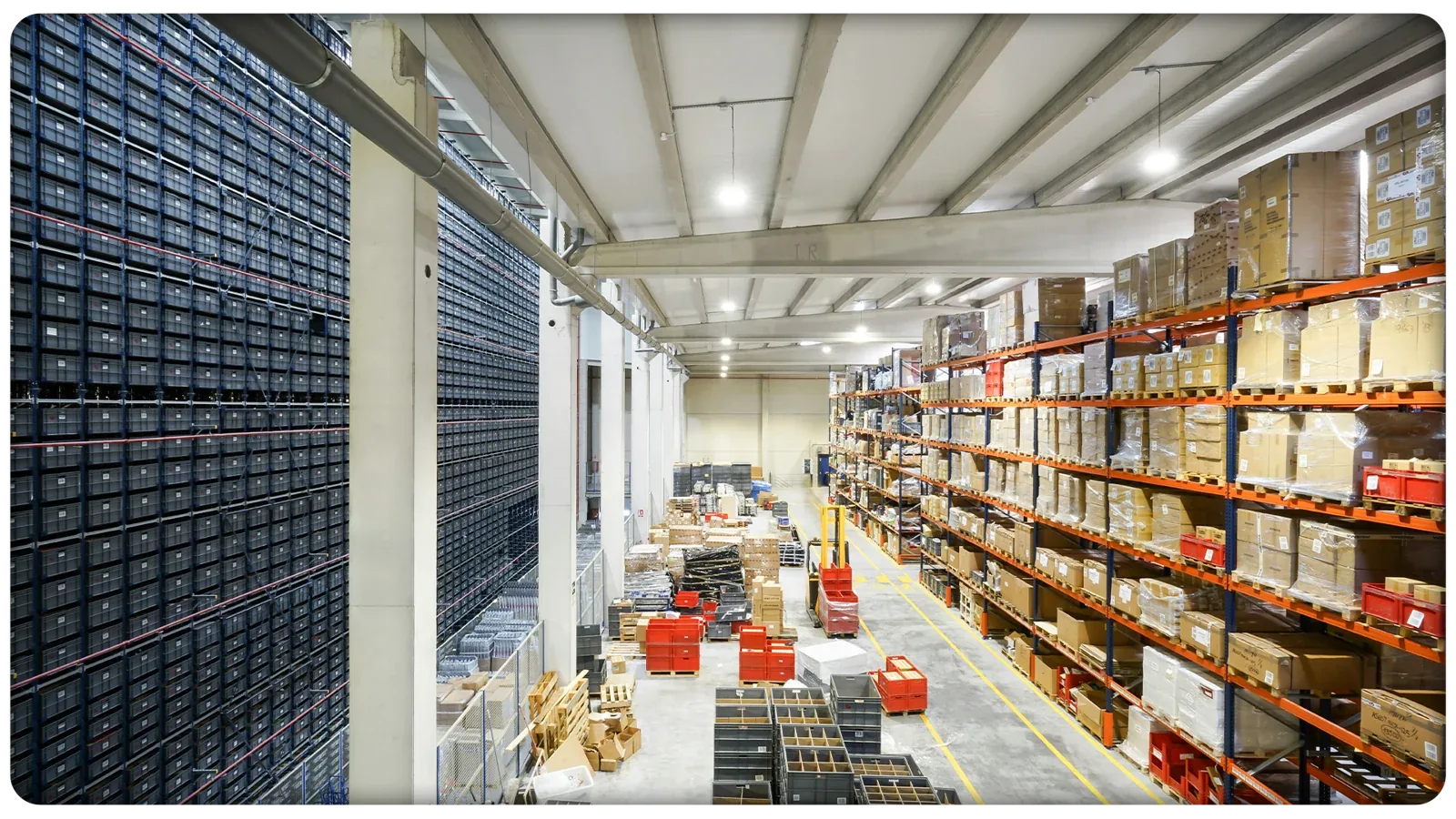 Lager und Logistik: ein typischer Standort, den Camzify überwacht
