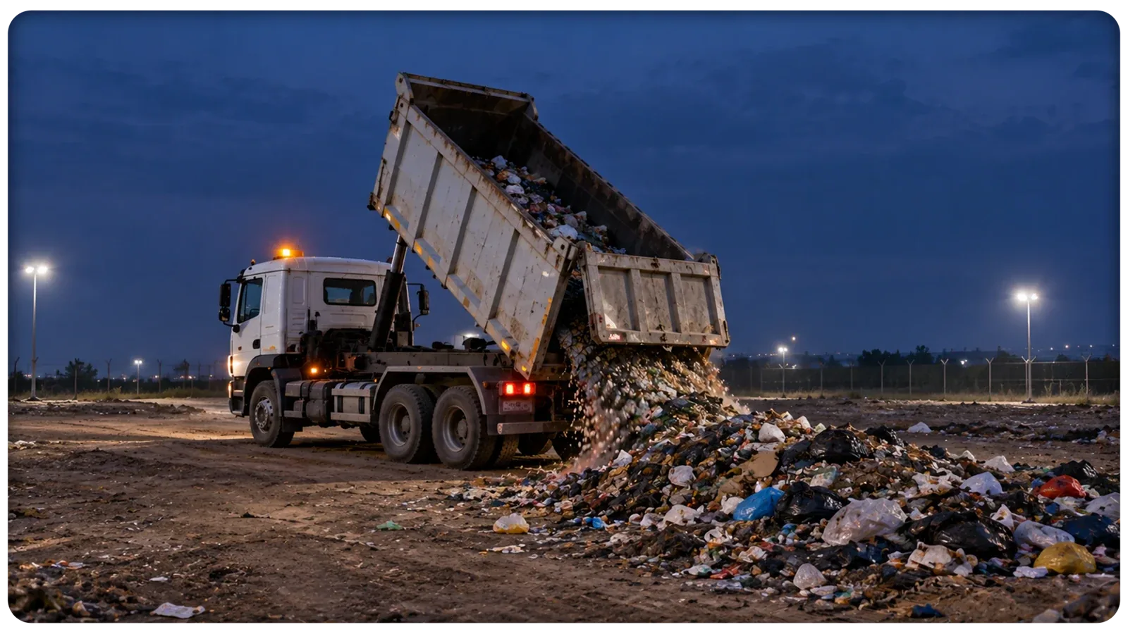 Entsorgung und Recycling: ein typischer Standort, den Camzify überwacht