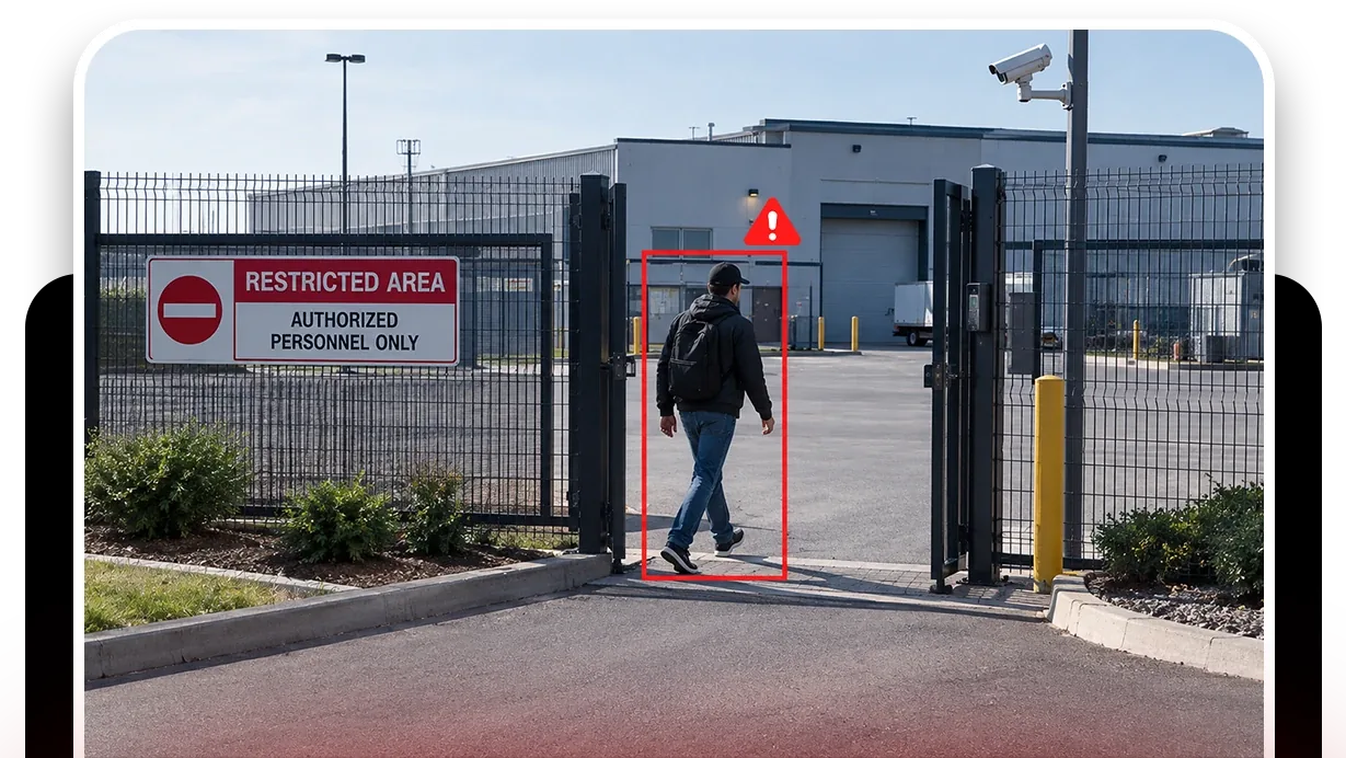Unauthorized access detection: illustration