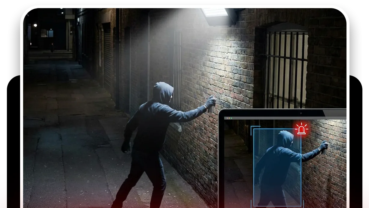 Vandalism prevention: illustration